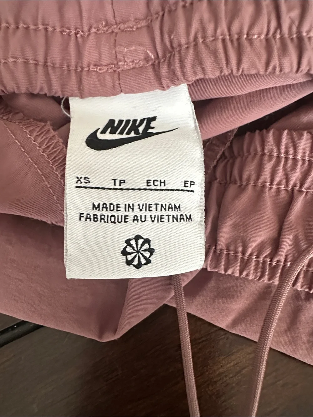 Nike Kids Rose Pink Jogger Pants with Black Swoosh